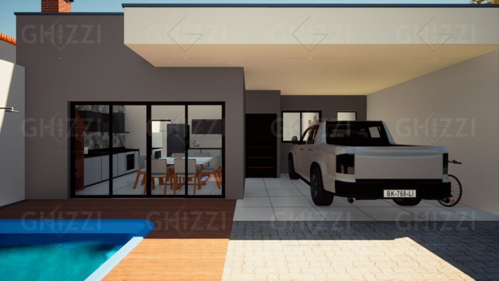 casa térrea para terreno 10 x 20 m